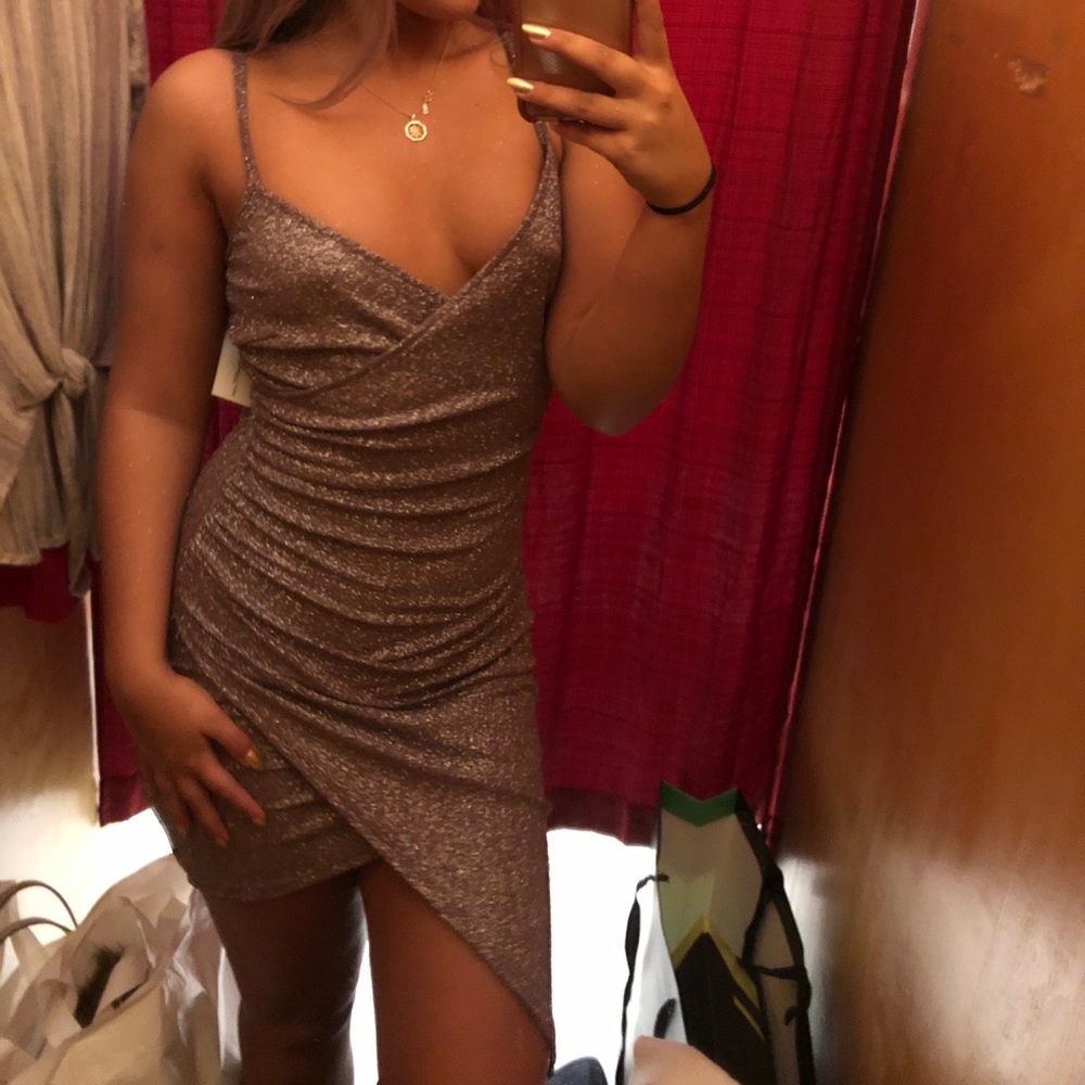 Purple Sparkle Party Dress